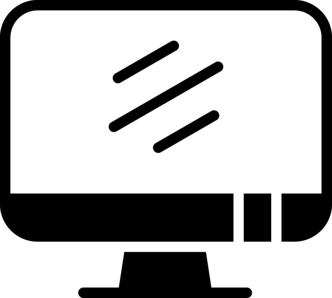 Monitor Creative Icon Design vector