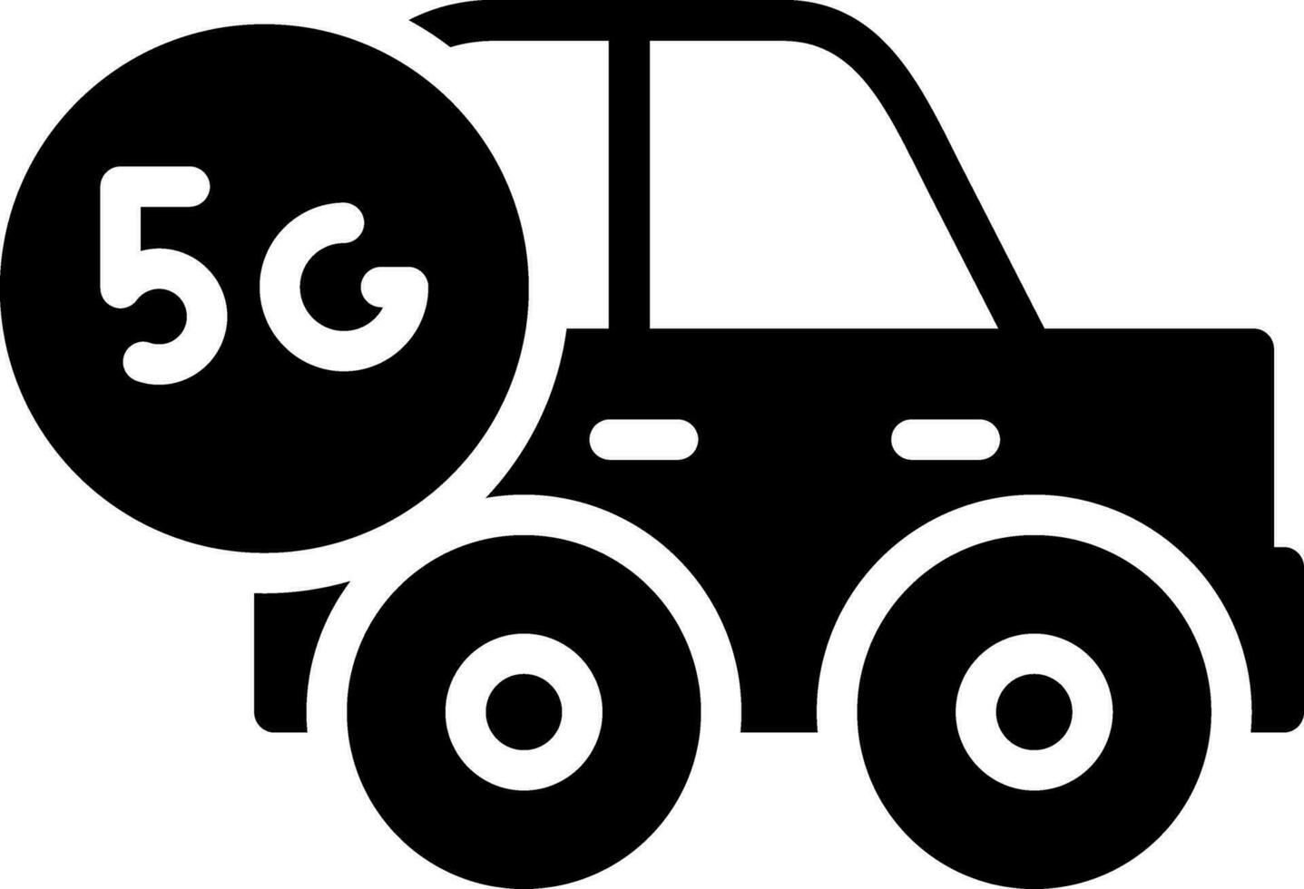 Smart Car Creative Icon Design vector