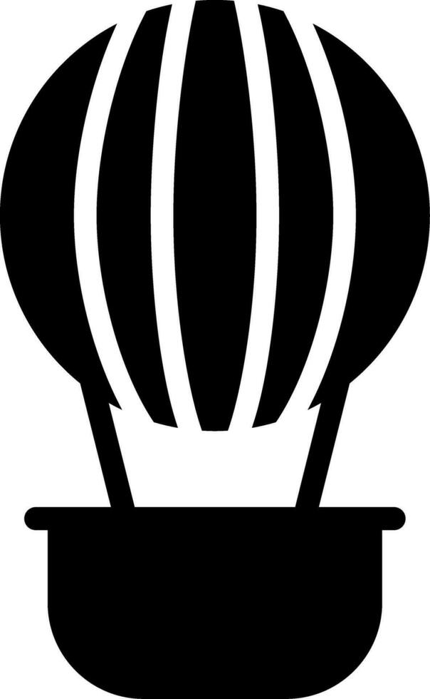 Hot Air Balloon Creative Icon Design vector