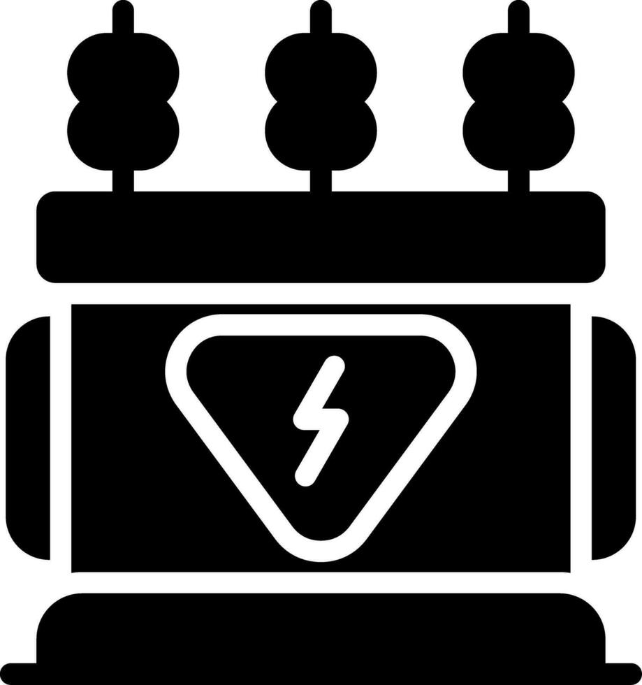 Power Transformer Creative Icon Design vector