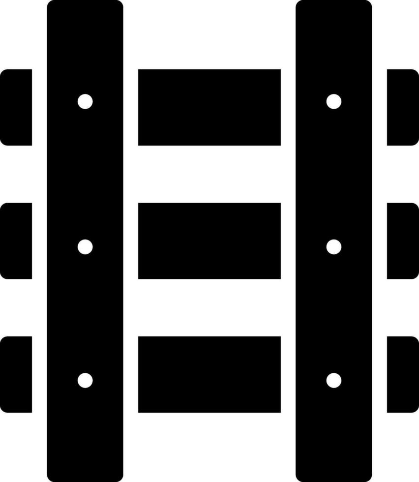 Train Tracks Creative Icon Design vector