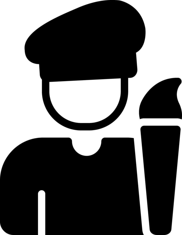 Artist Creative Icon Design vector