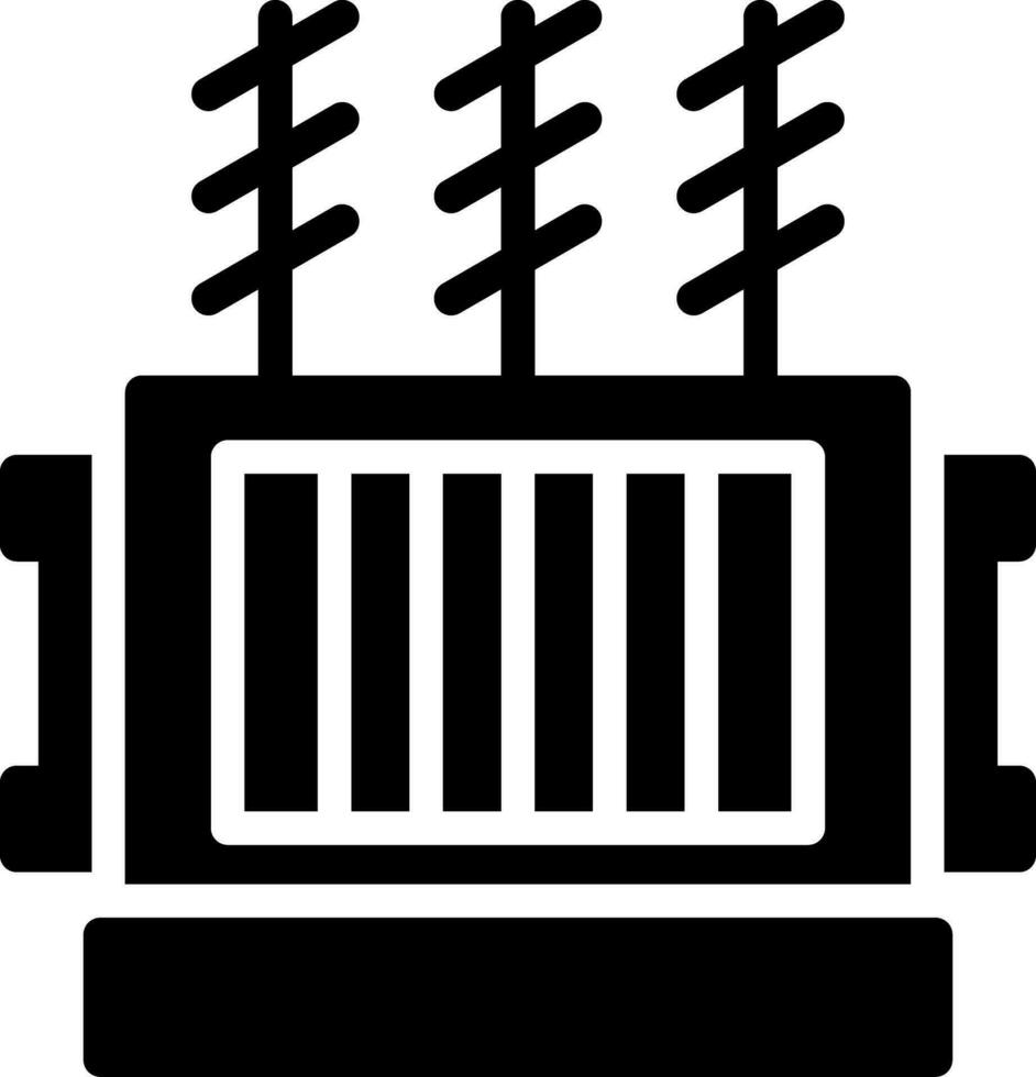 Power Transformer Creative Icon Design vector