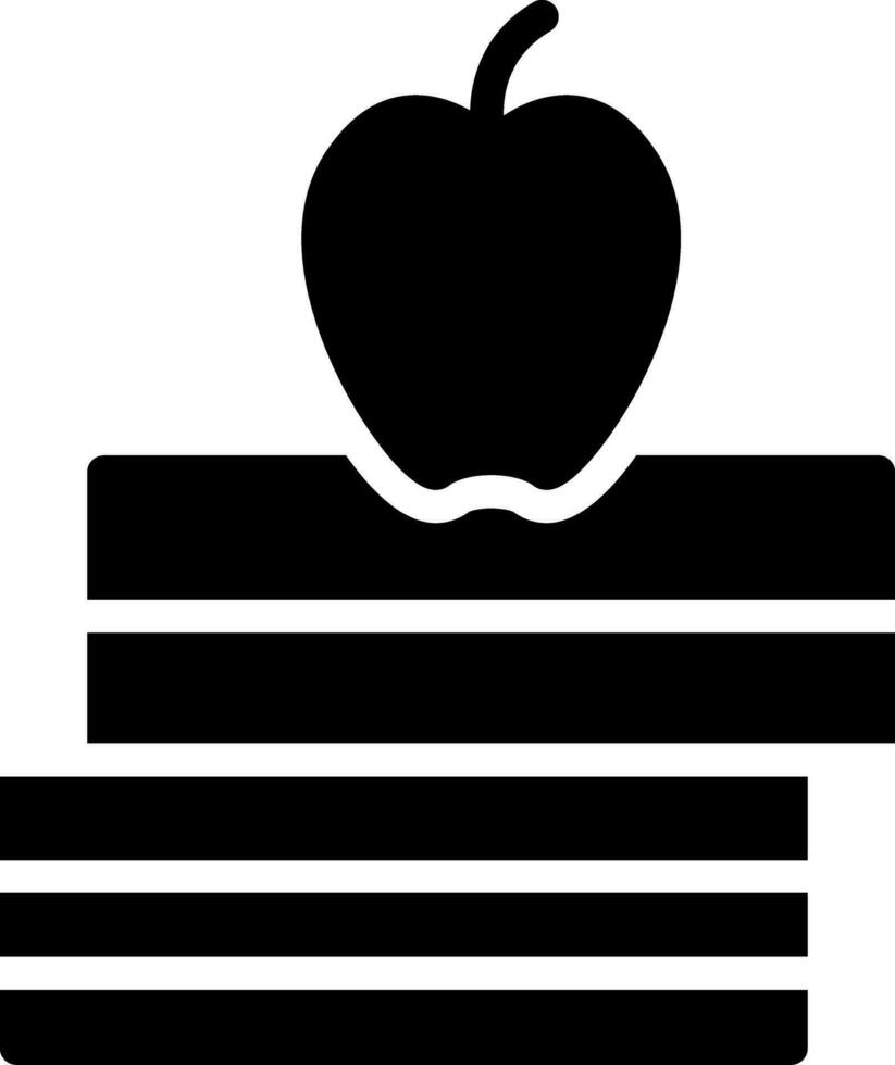 Stack Of Books Creative Icon Design vector