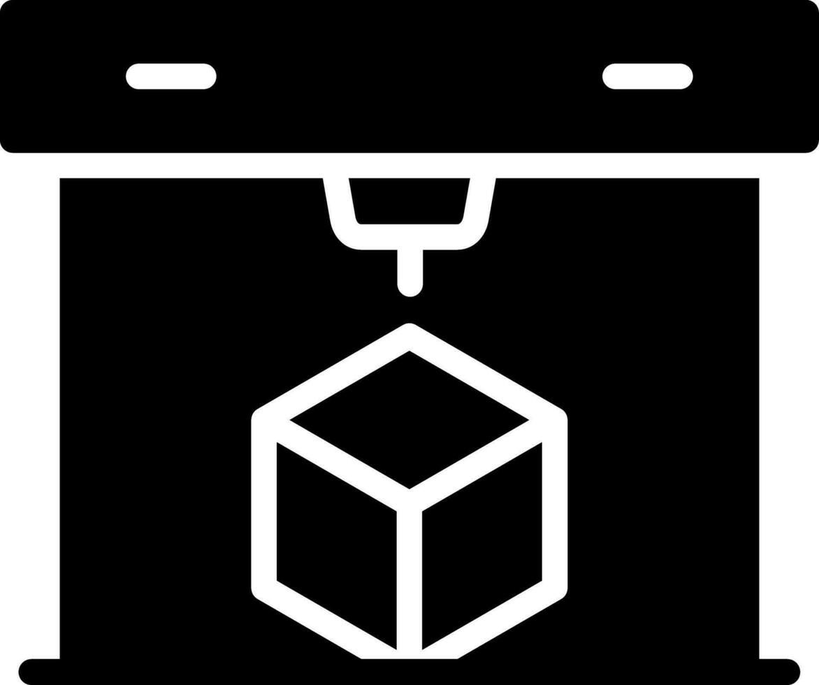 3D Printing Creative Icon Design vector