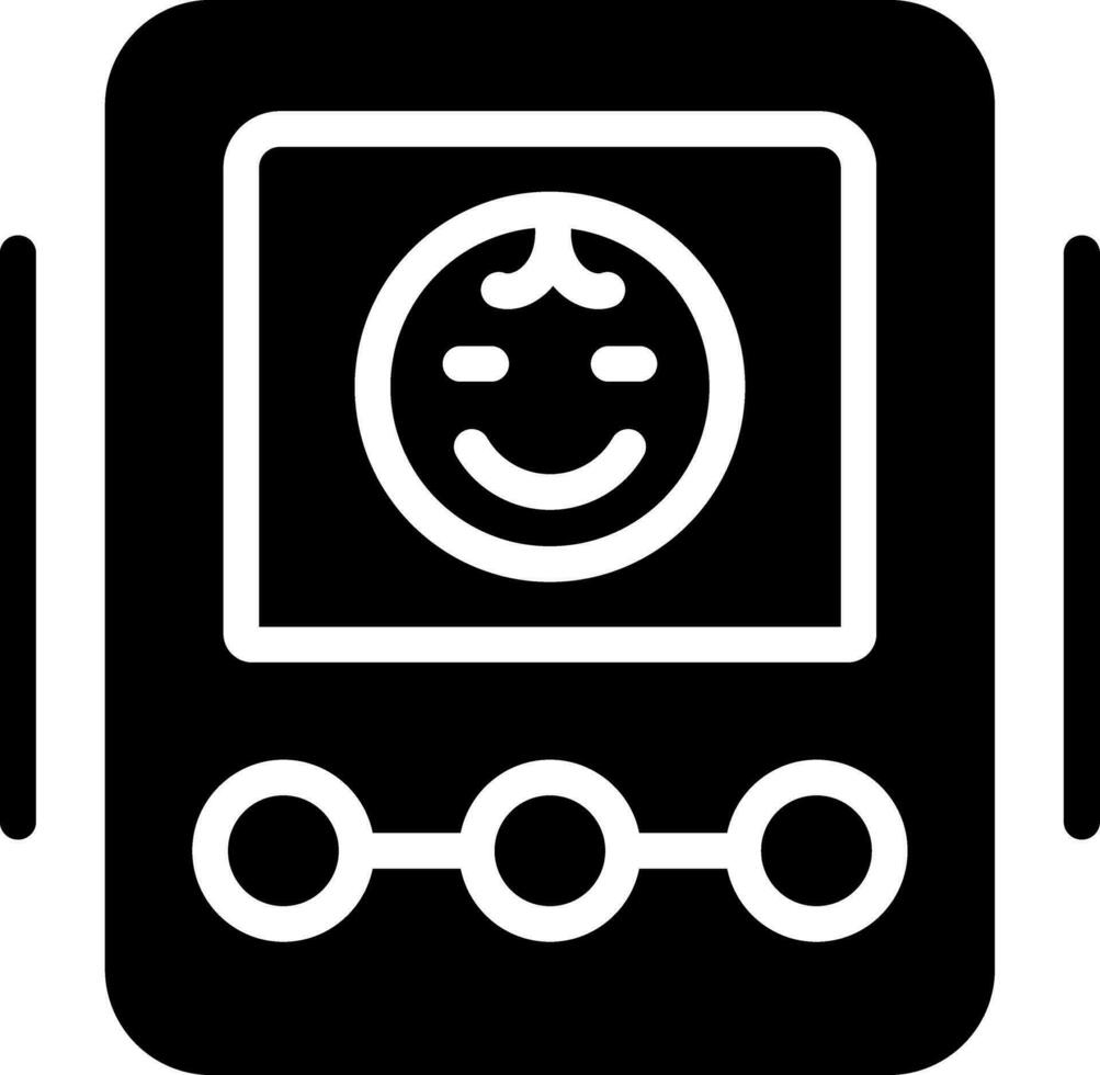 Baby Monitor Creative Icon Design vector