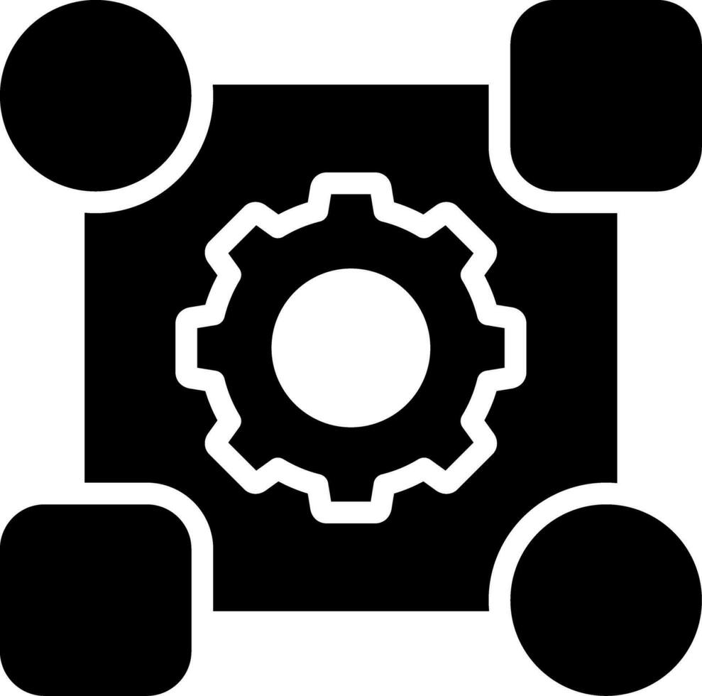 Pattern System Creative Icon Design vector