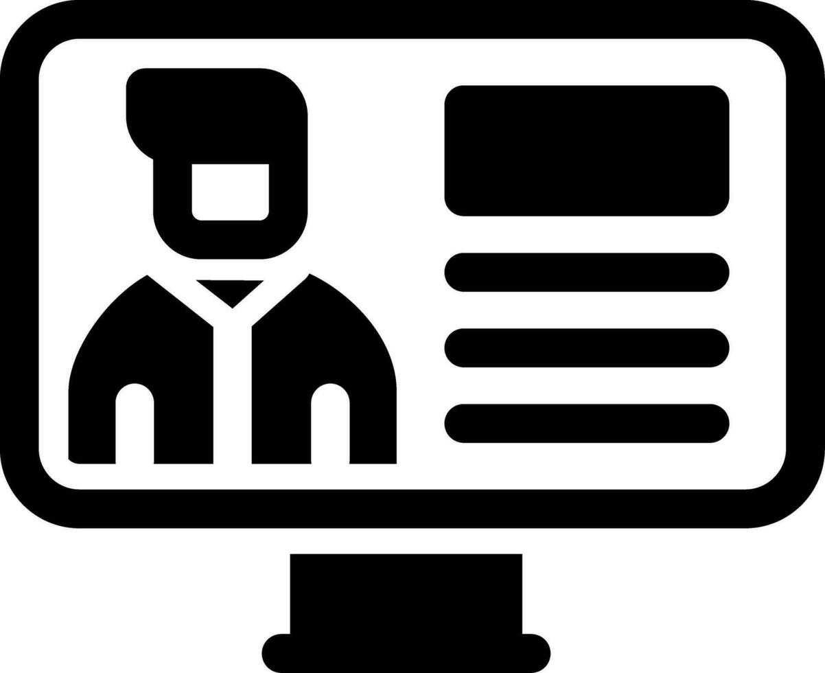 Online Lecture Creative Icon Design vector