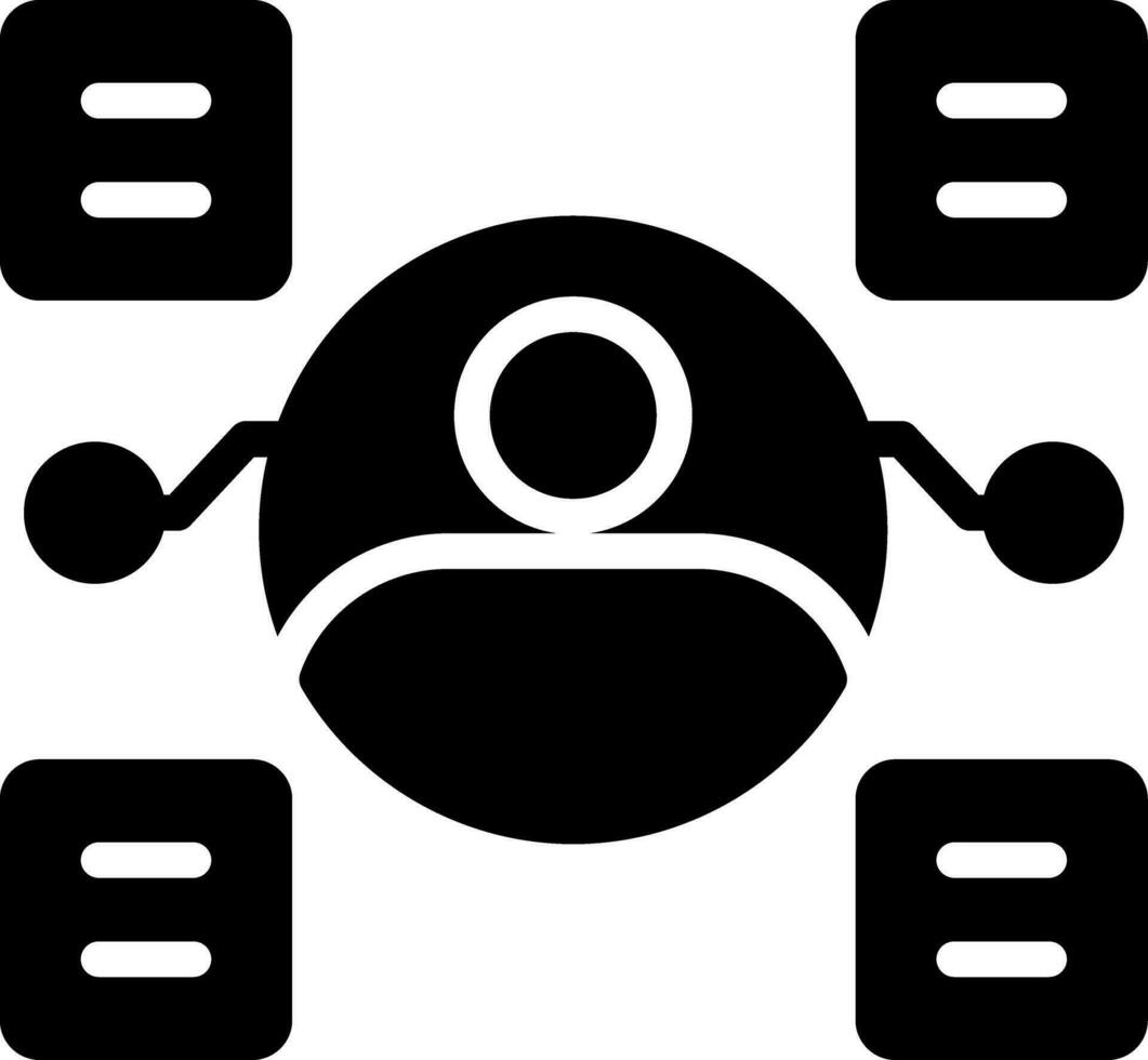 User Predictions Creative Icon Design vector