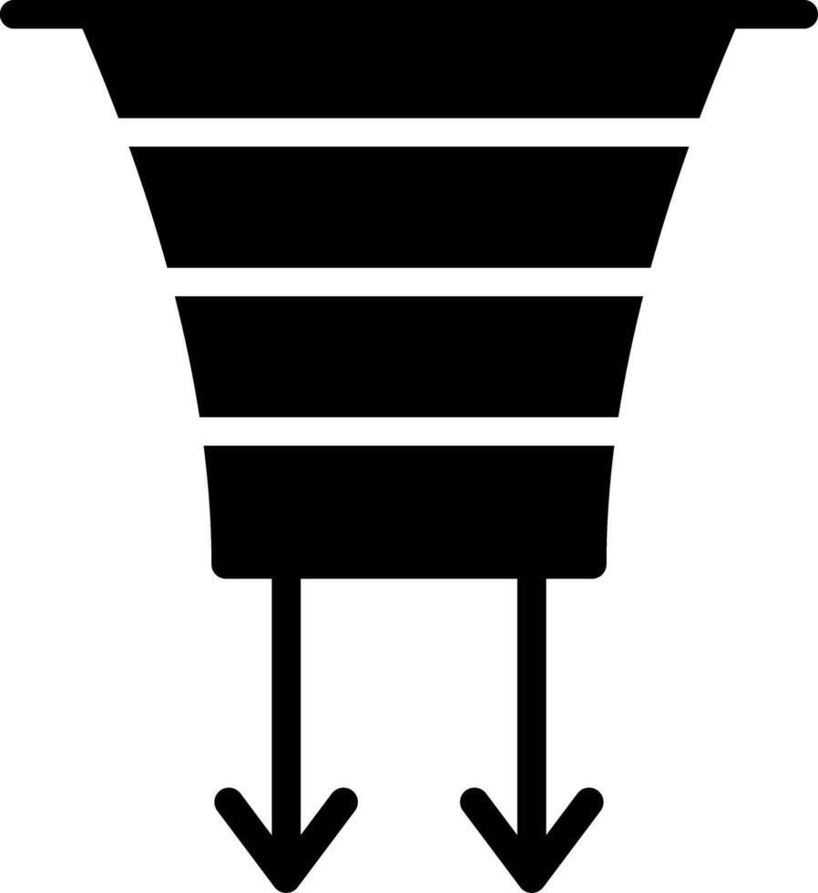 Funnel Creative Icon Design vector