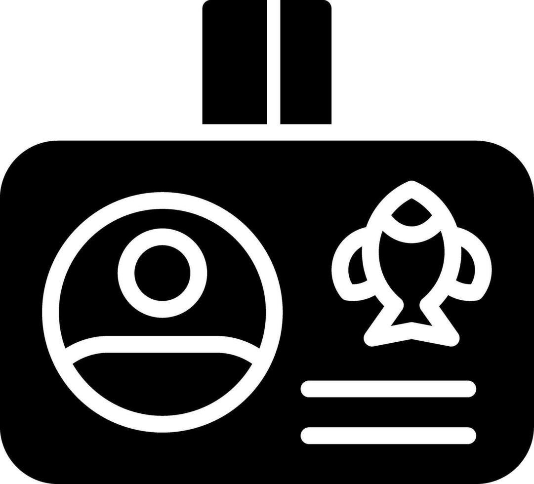 Fishing License Creative Icon Design vector