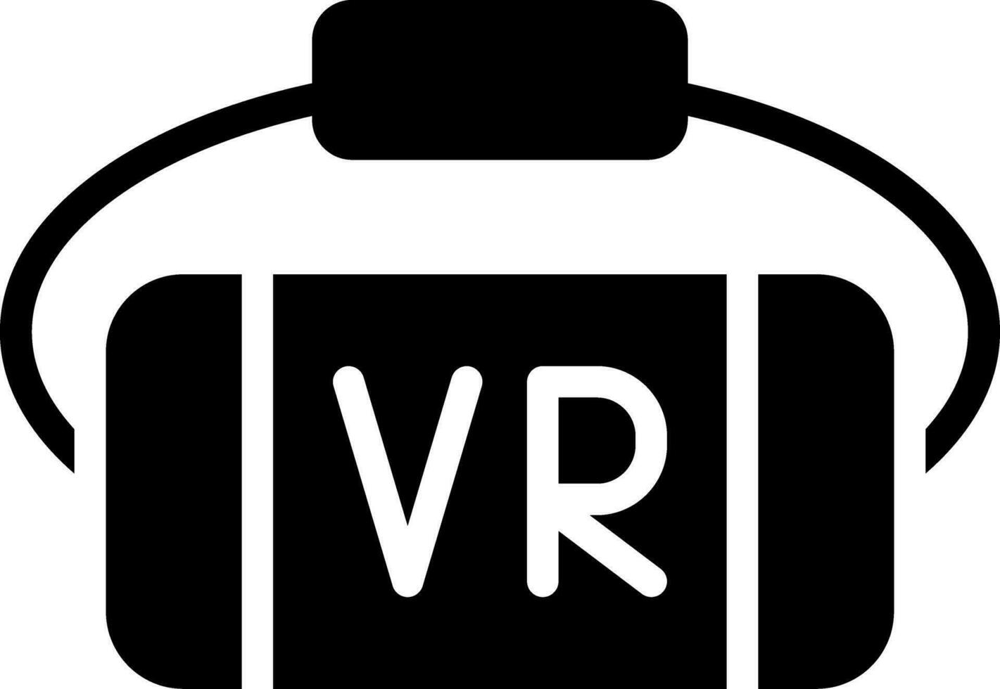 VR Glasses Creative Icon Design vector