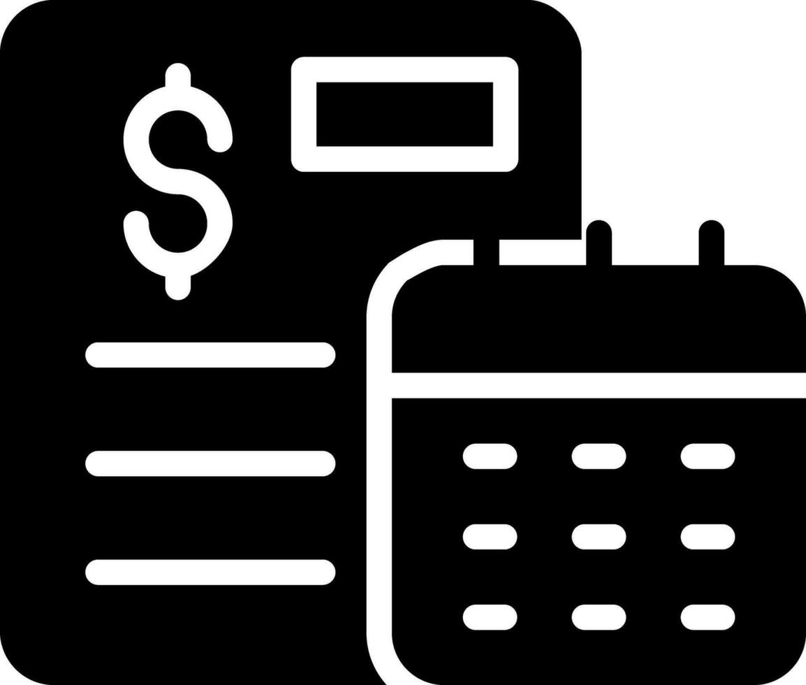 Yearly Sales Report Creative Icon Design vector