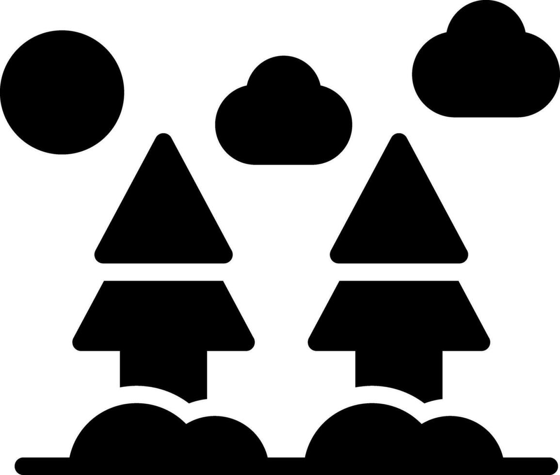 Forest Creative Icon Design vector