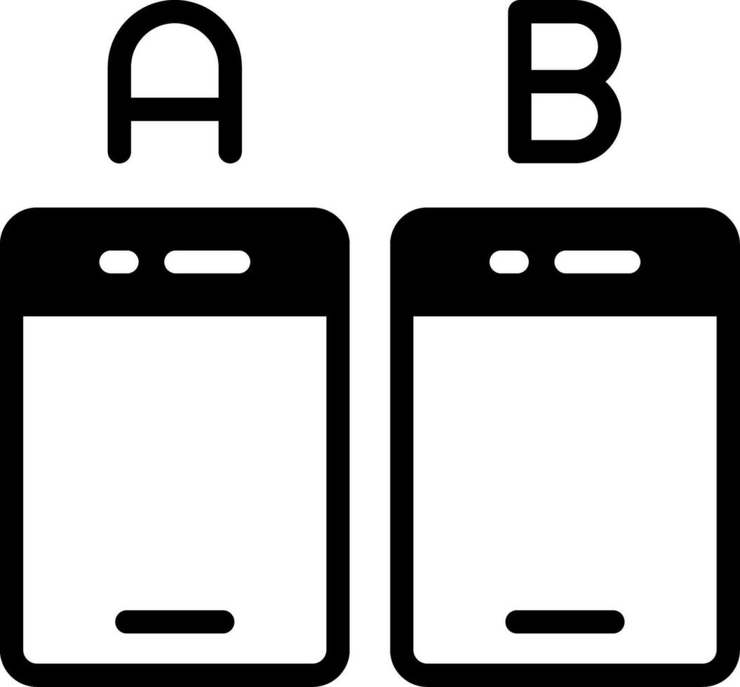 Glyph Icons Design vector