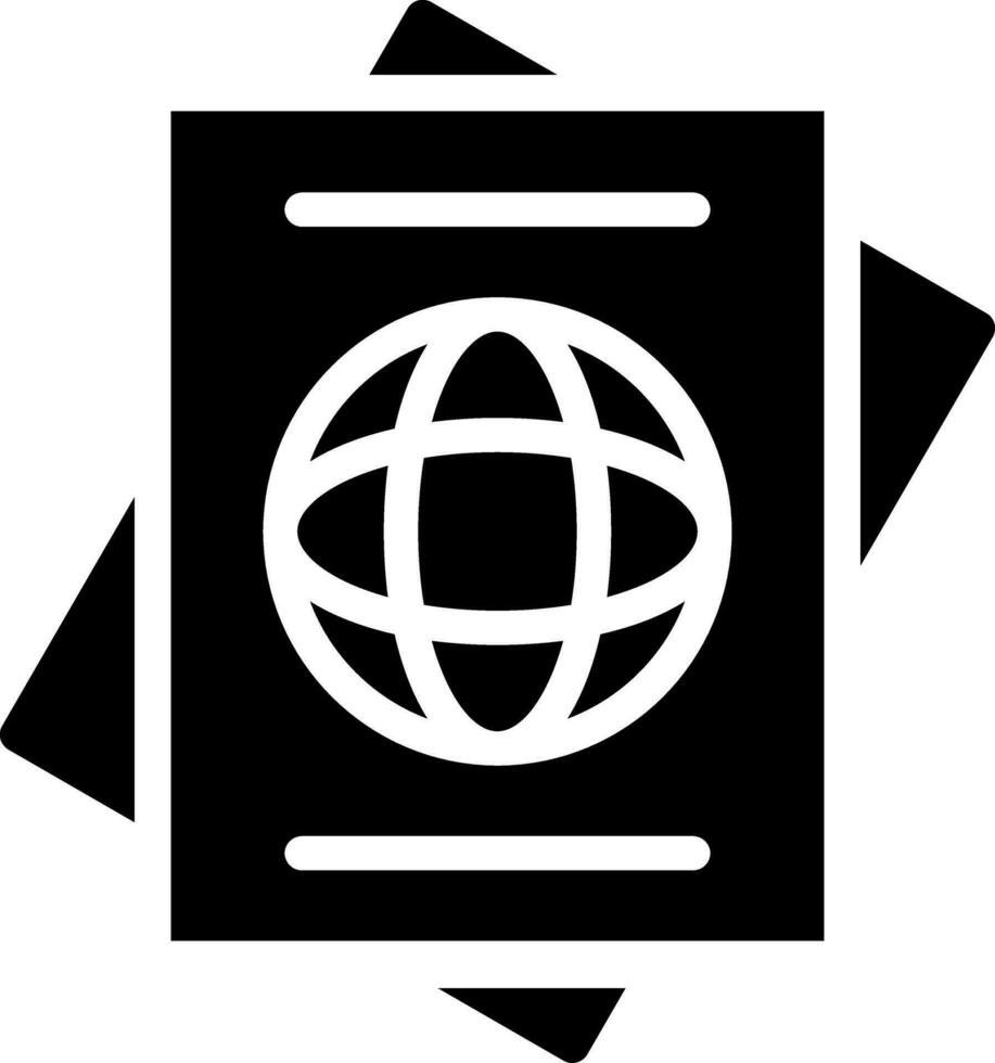 diseño de icono creativo de pasaporte vector