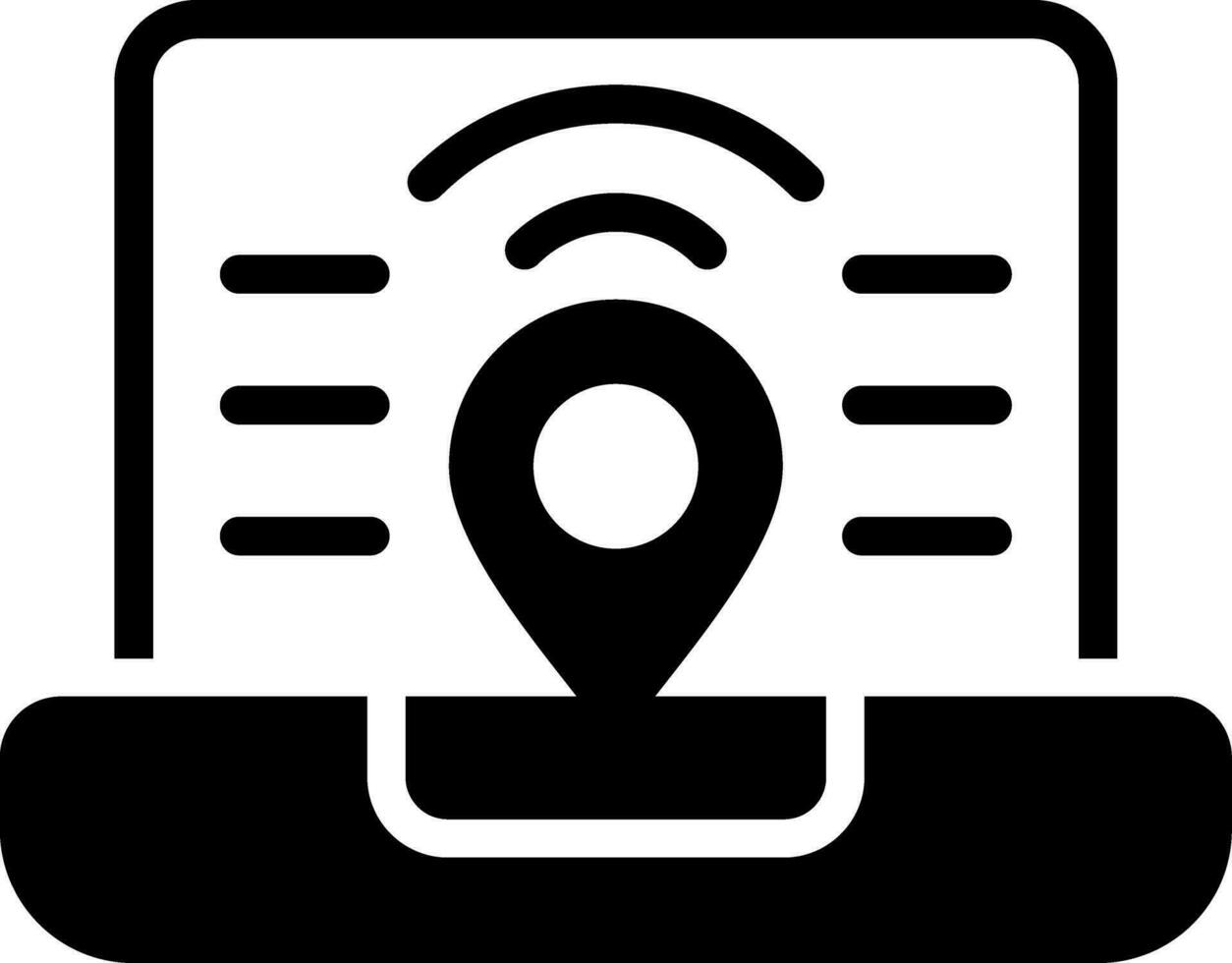 Digital Nomad Hub Creative Icon Design vector