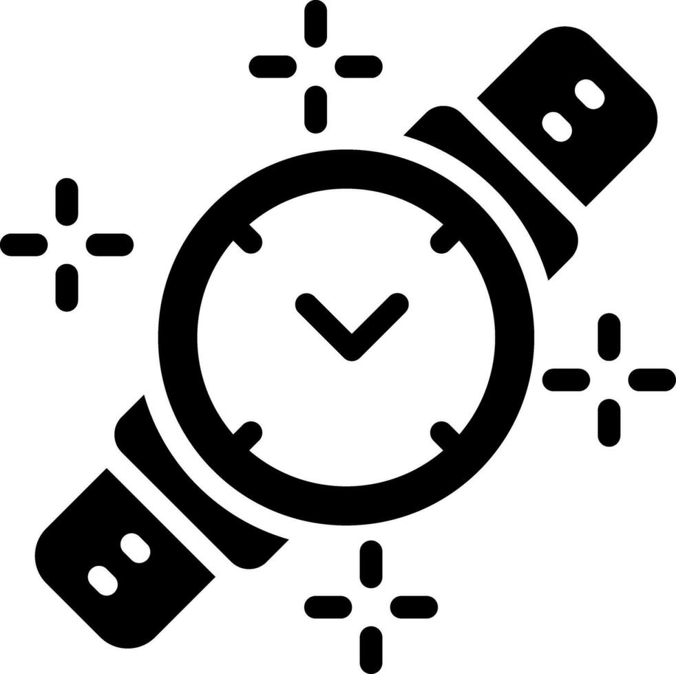 diseño de icono creativo de reloj de pulsera vector