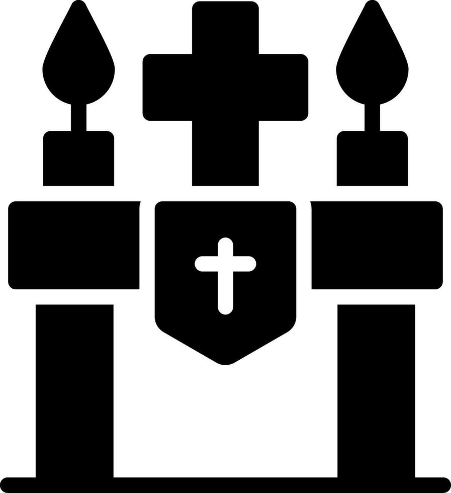 Altar Creative Icon Design vector