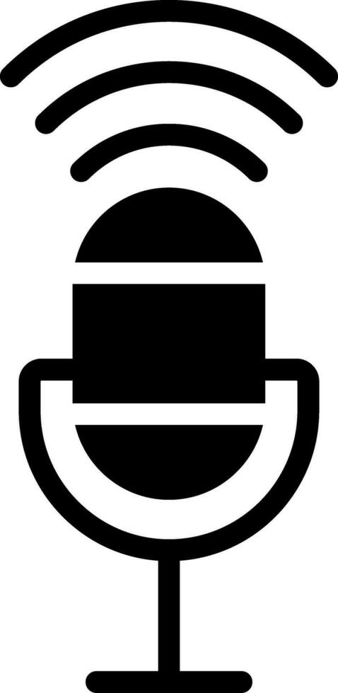 Voice Control Creative Icon Design vector