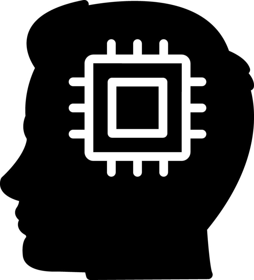 Human Processor Creative Icon Design vector