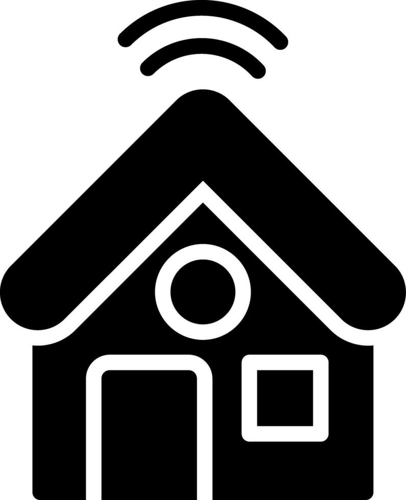 Smart Home Creative Icon Design vector