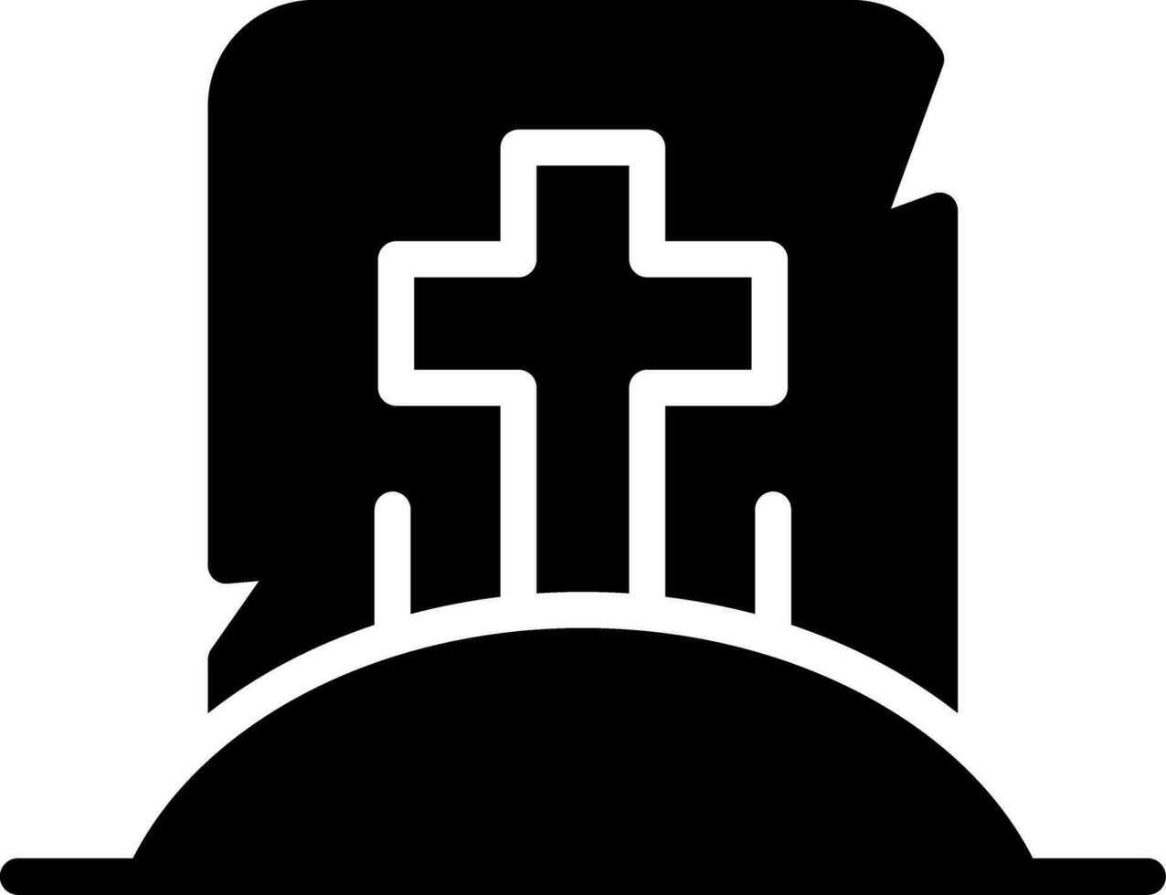 Tomb Creative Icon Design vector