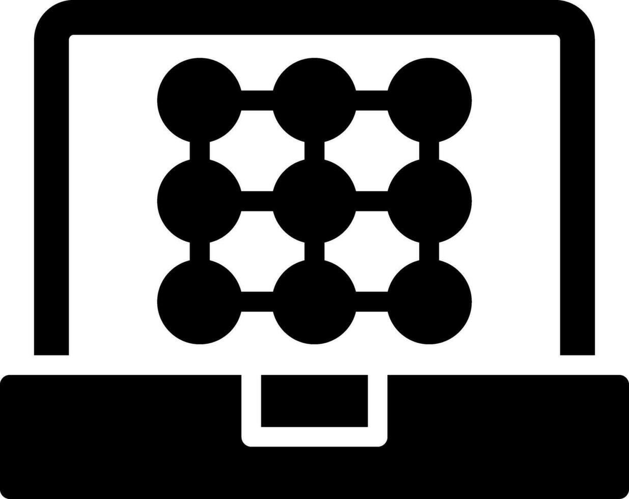 Pattern Recognition Creative Icon Design vector
