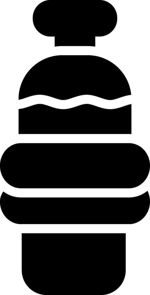 Water Bottle Creative Icon Design vector
