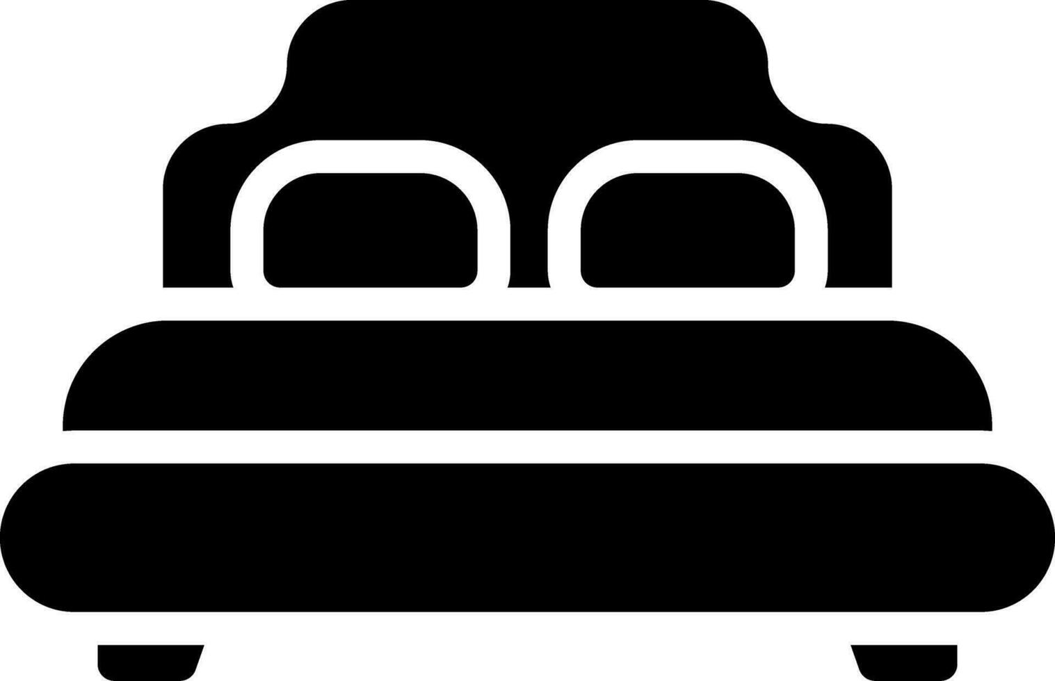 Bed Creative Icon Design vector