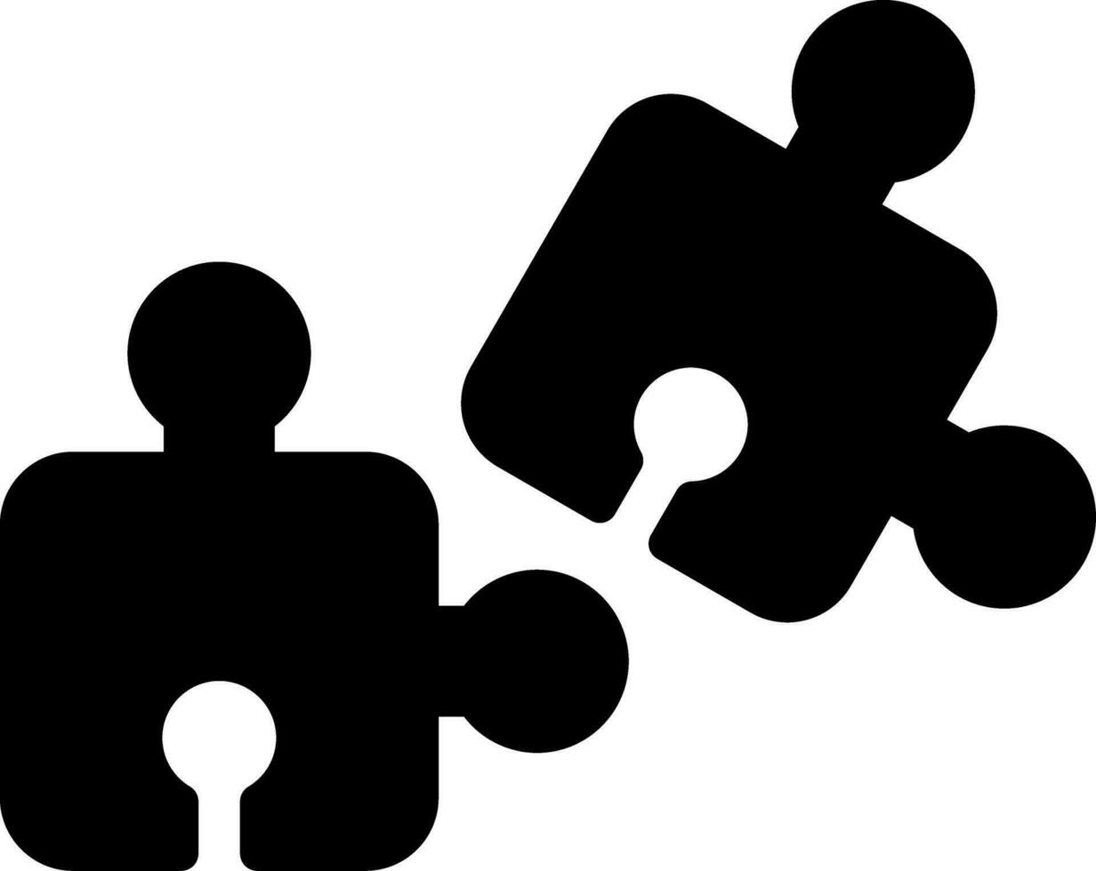 Puzzle Piece Creative Icon Design vector