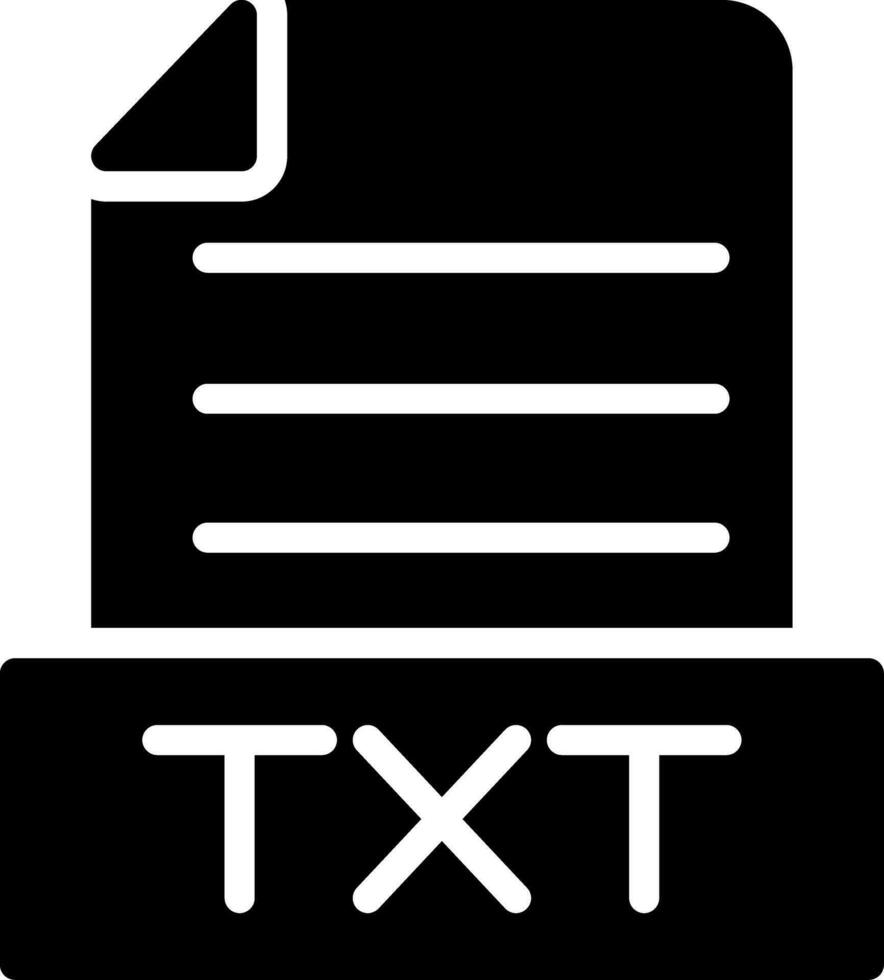 Txt Creative Icon Design vector