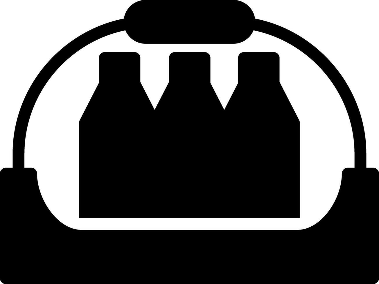 Bottle shelf Creative Icon Design vector