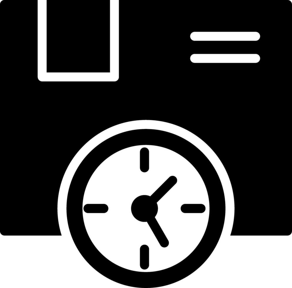 Delivery Time Creative Icon Design vector