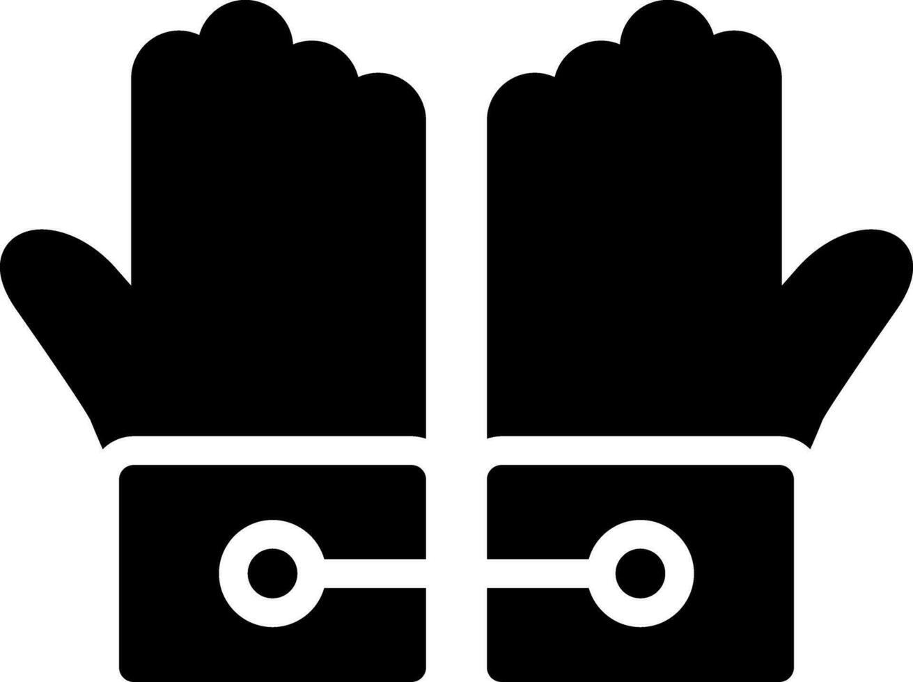 Latex Gloves Creative Icon Design vector