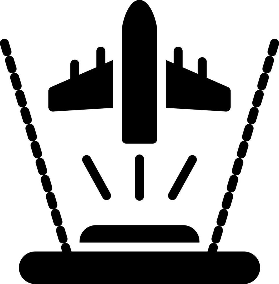 Ar Flight Training Creative Icon Design vector
