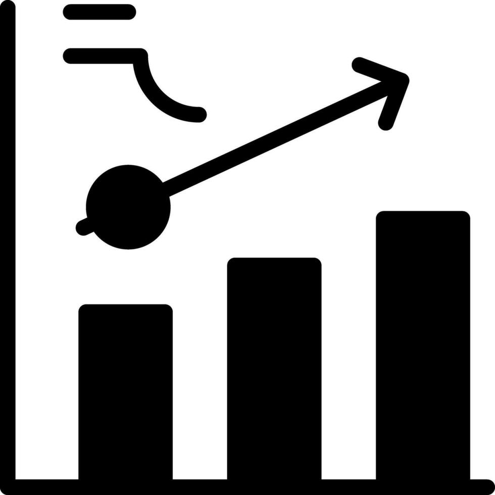 Clustered Bar Creative Icon Design vector