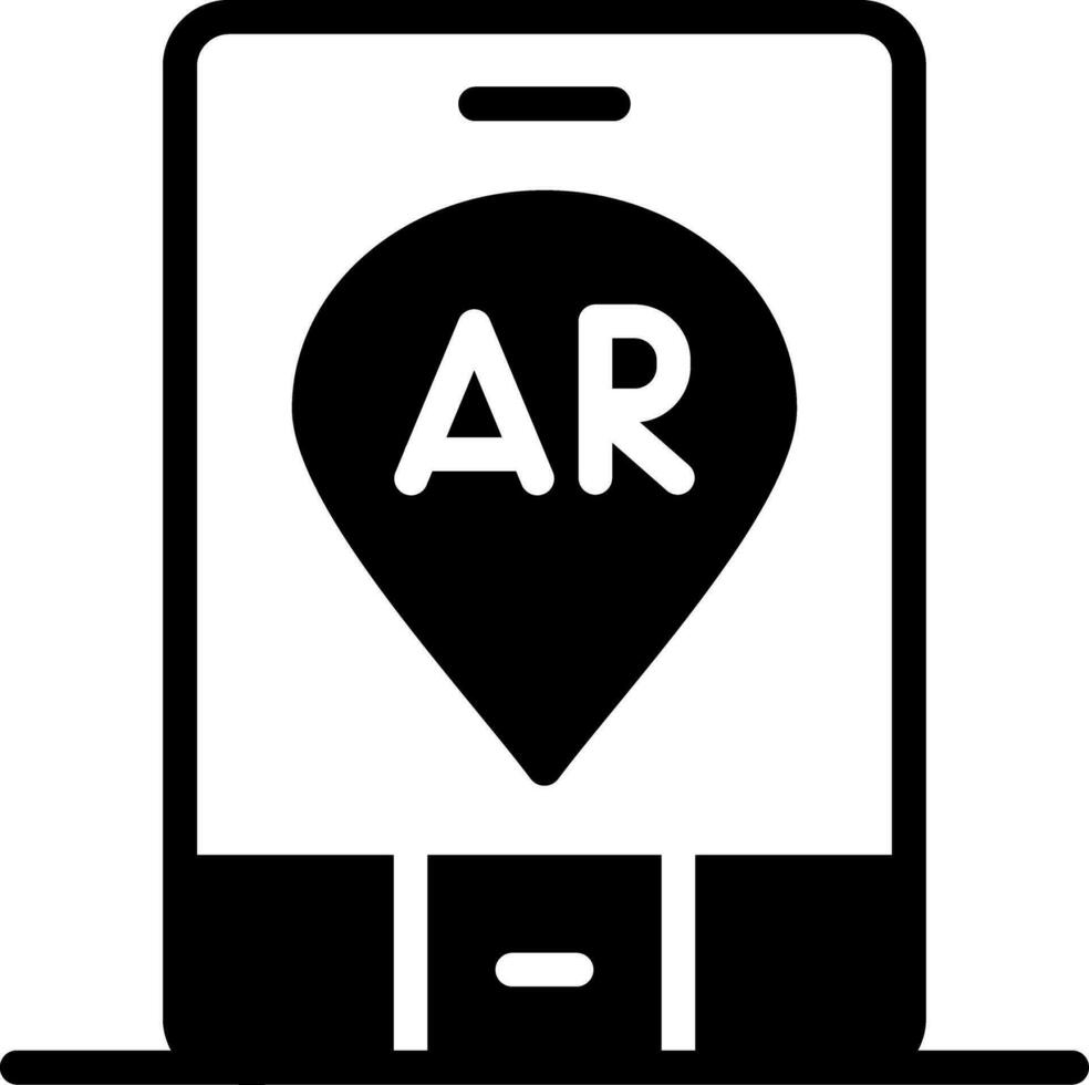 Ar Navigation Creative Icon Design vector