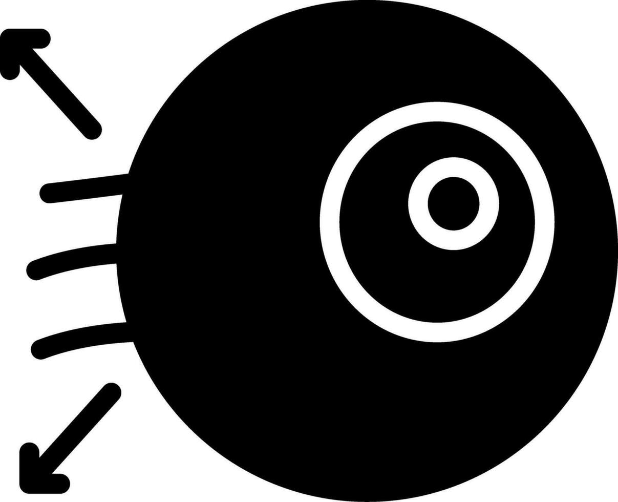 Ocular Hypertension Creative Icon Design vector