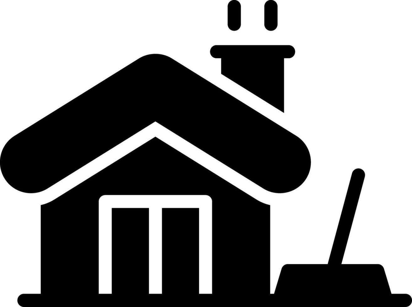 Home Cleaning Creative Icon Design vector