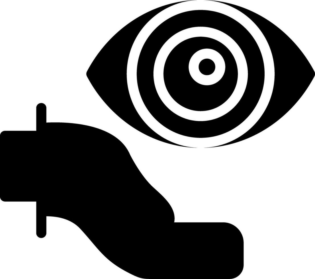 primario ojo cuidado creativo icono diseño vector