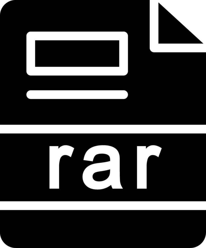 rar Creative Icon Design vector