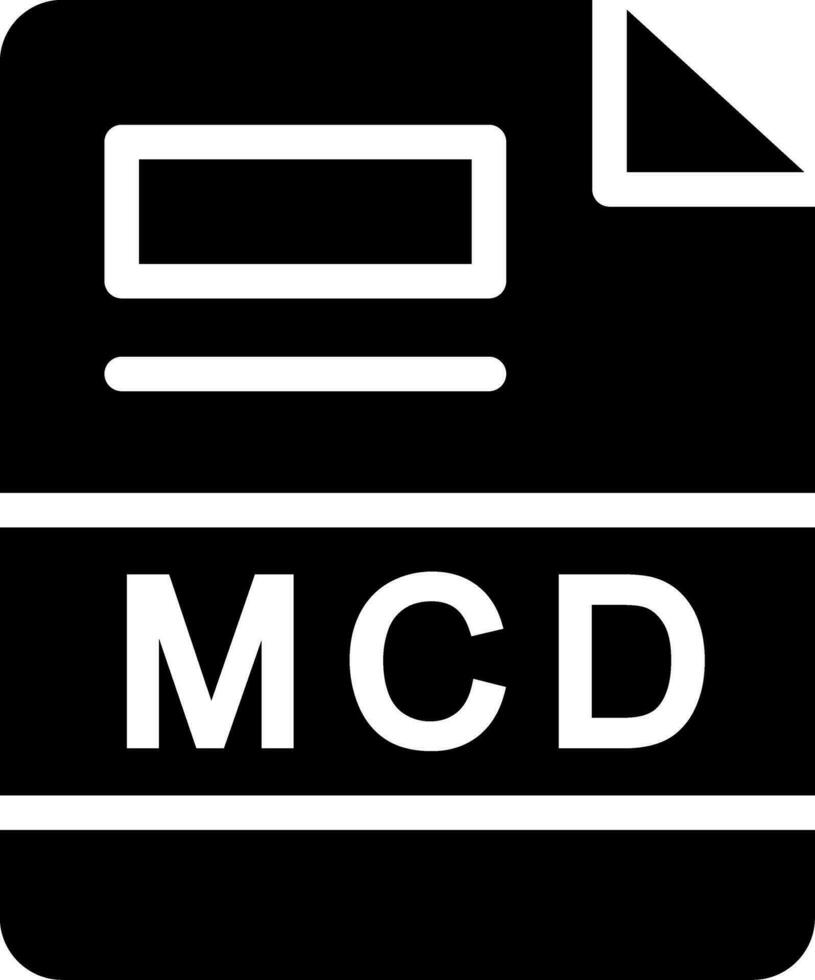 mcd creativo icono diseño vector