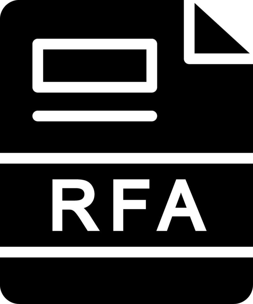 RFA Creative Icon Design vector