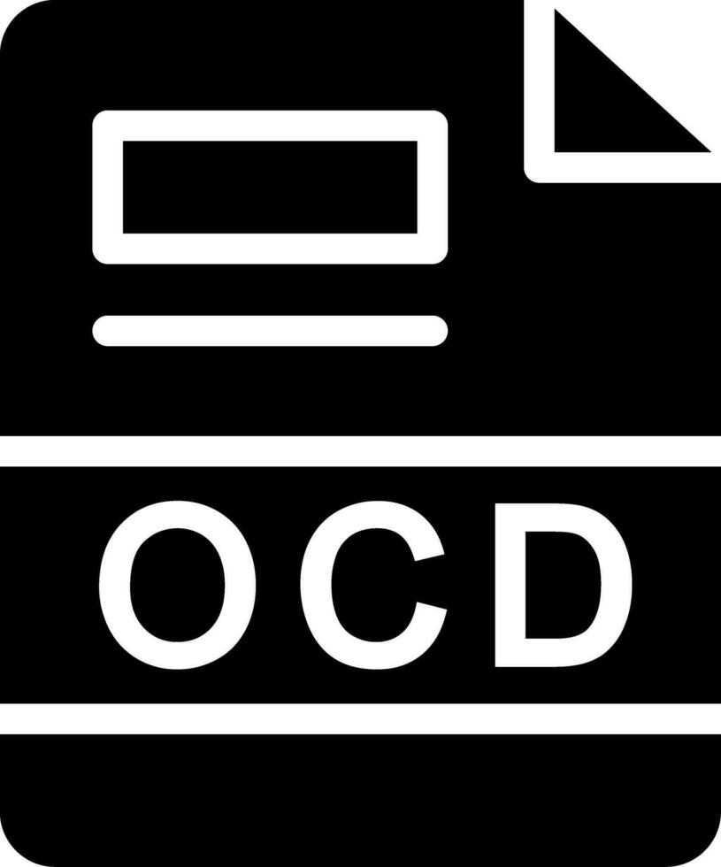 ocd creativo icono diseño vector