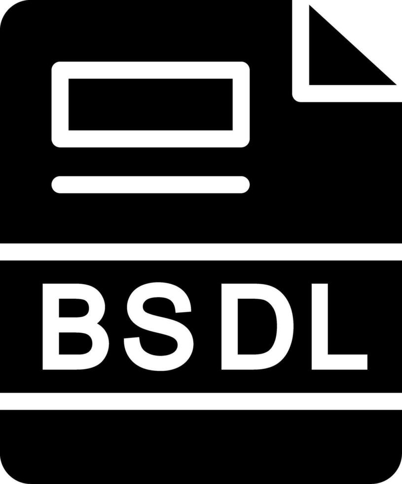 BSDL Creative Icon Design vector