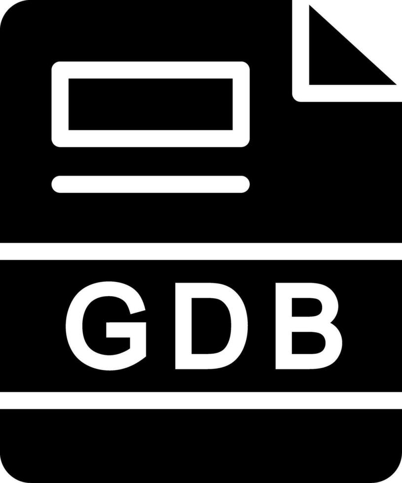 GDB Creative Icon Design vector