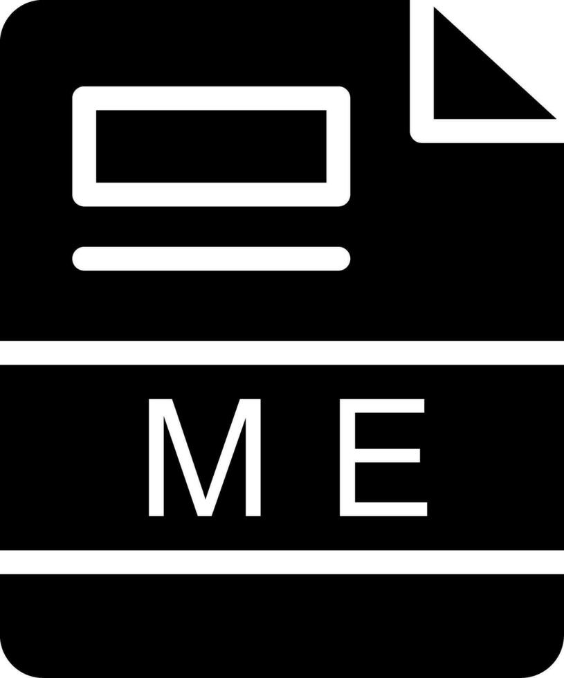 ME Creative Icon Design vector