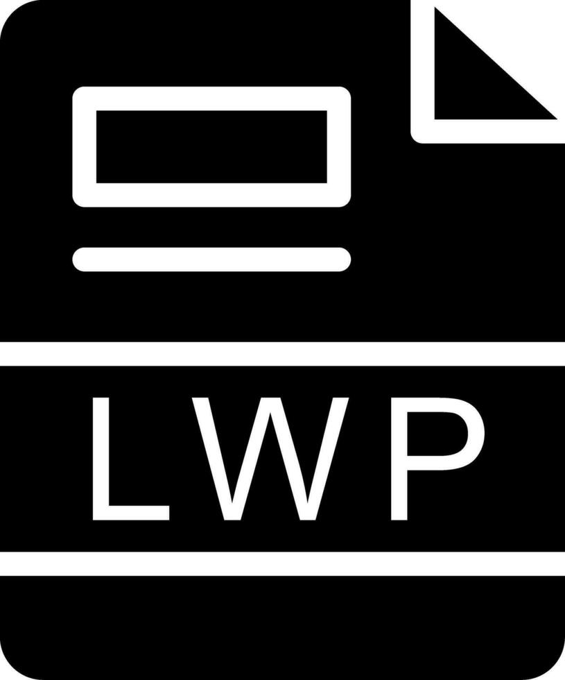 lwp creativo icono diseño vector