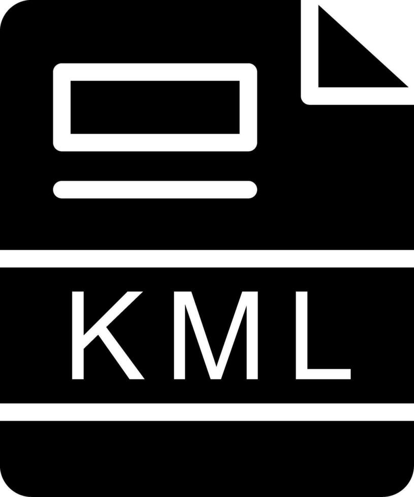 KML Creative Icon Design vector